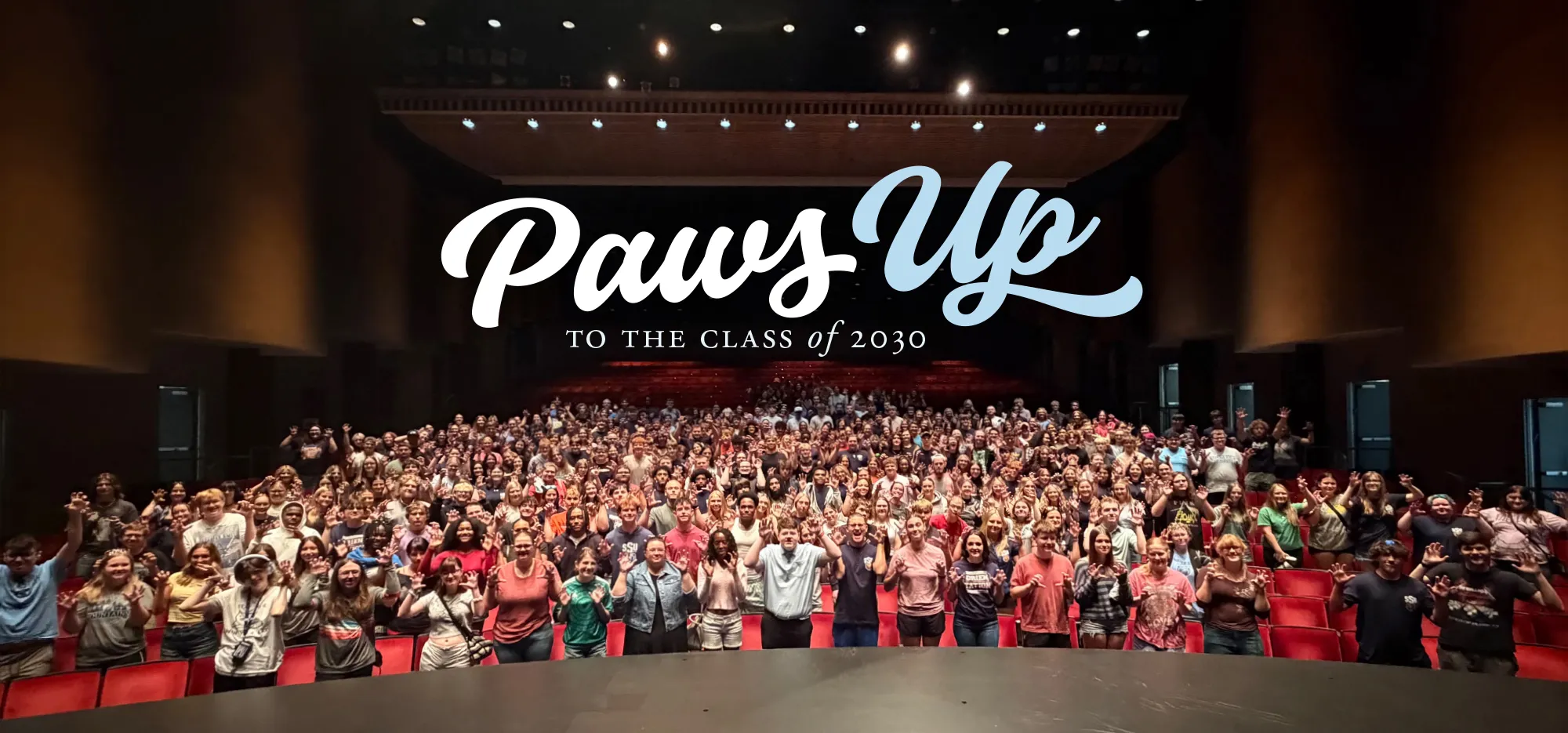 Class picture of incoming students