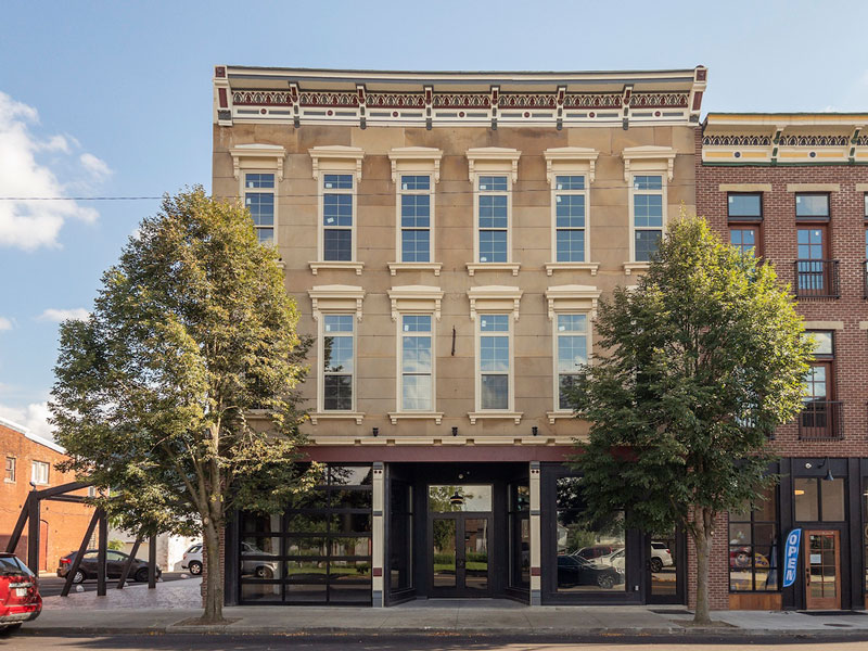 The Burnside building on Second Street